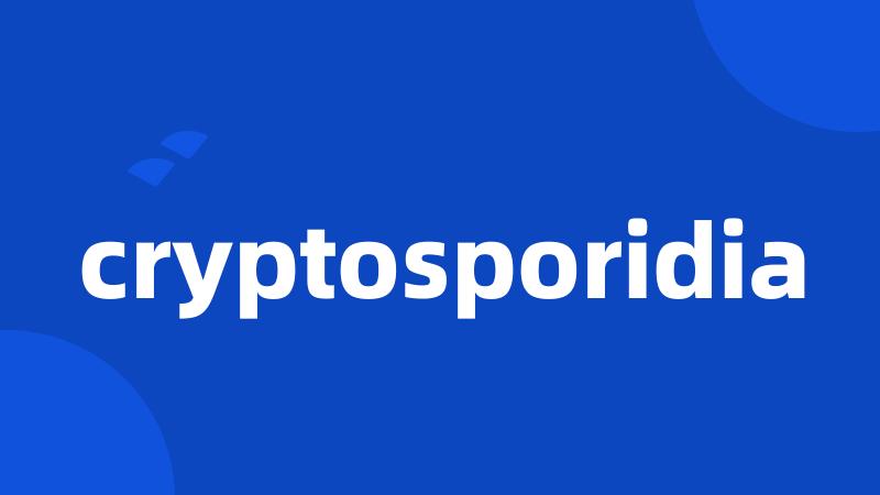 cryptosporidia