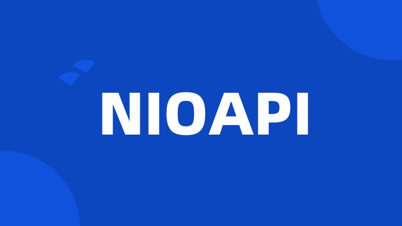 NIOAPI