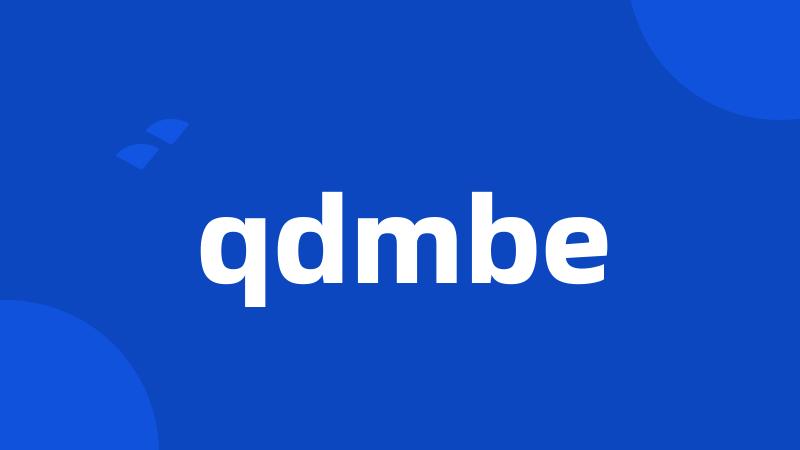 qdmbe