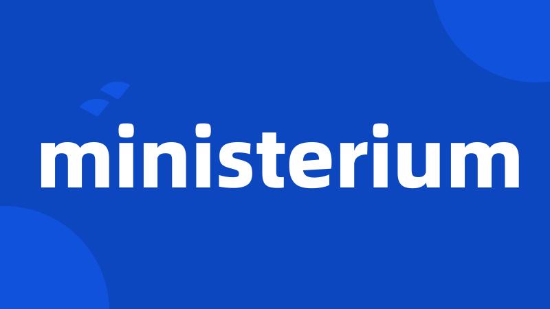 ministerium