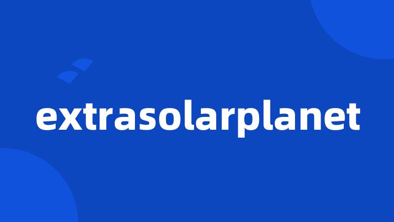 extrasolarplanet