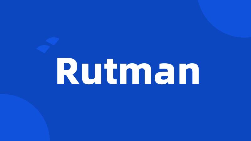 Rutman