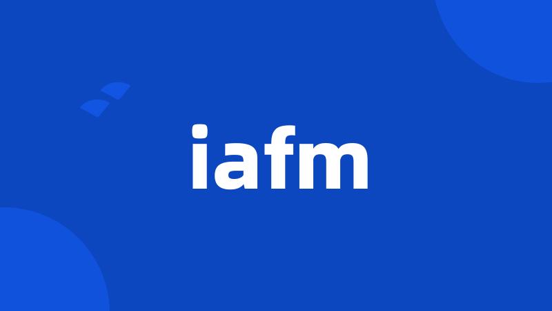 iafm