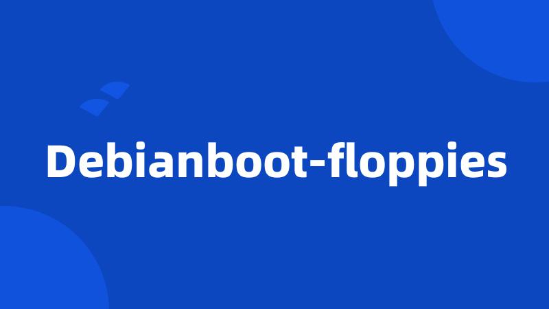 Debianboot-floppies