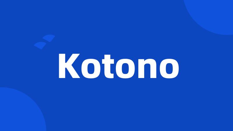 Kotono