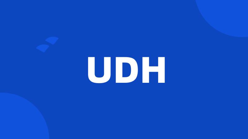 UDH