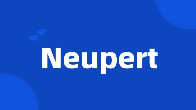 Neupert