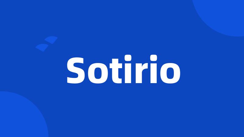 Sotirio