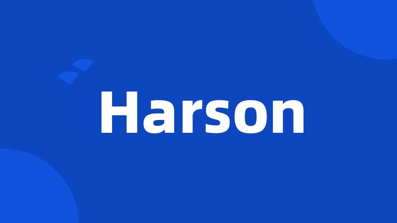 Harson