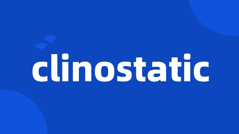 clinostatic