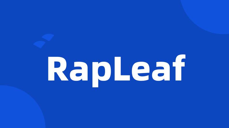 RapLeaf