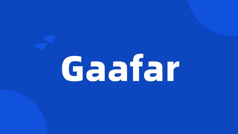 Gaafar