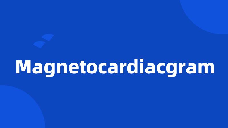 Magnetocardiacgram