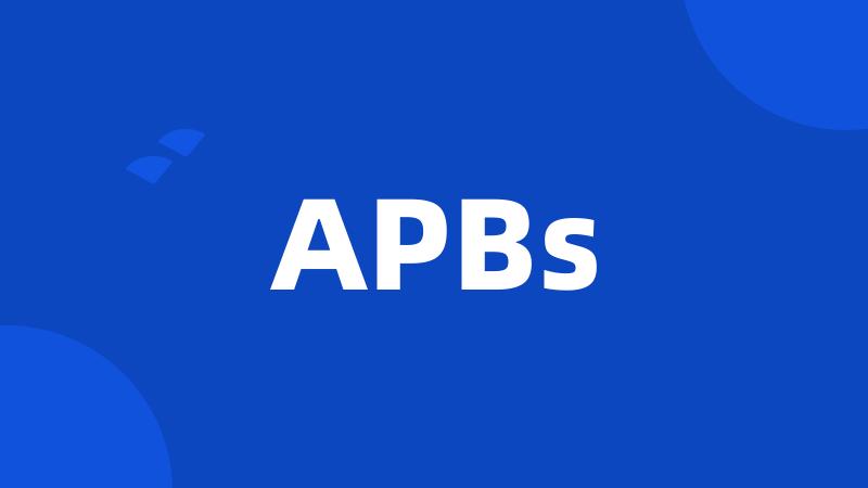 APBs