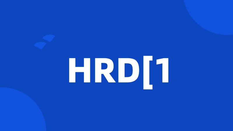 HRD[1