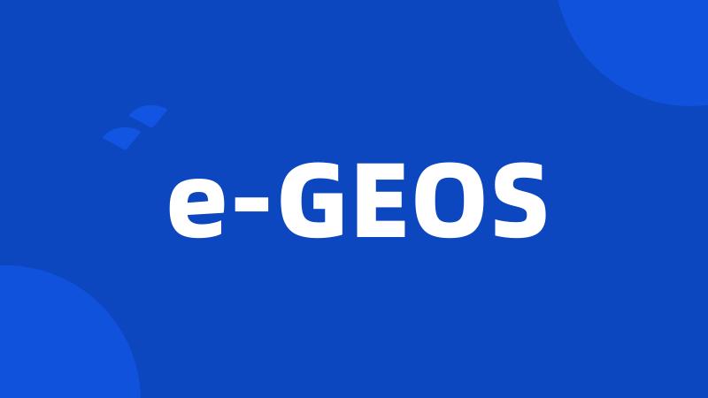 e-GEOS