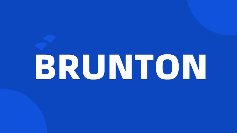 BRUNTON