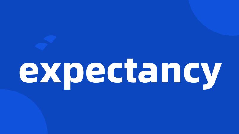 expectancy