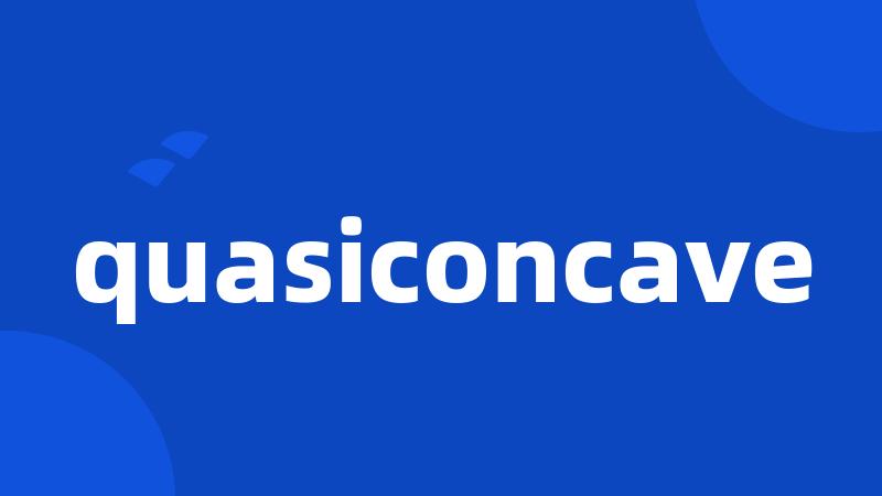 quasiconcave