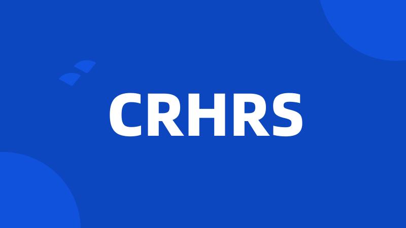 CRHRS