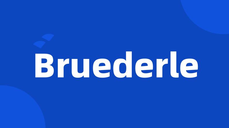 Bruederle