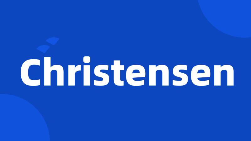 Christensen