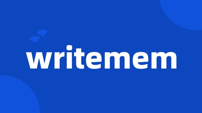 writemem