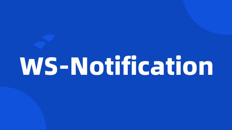 WS-Notification