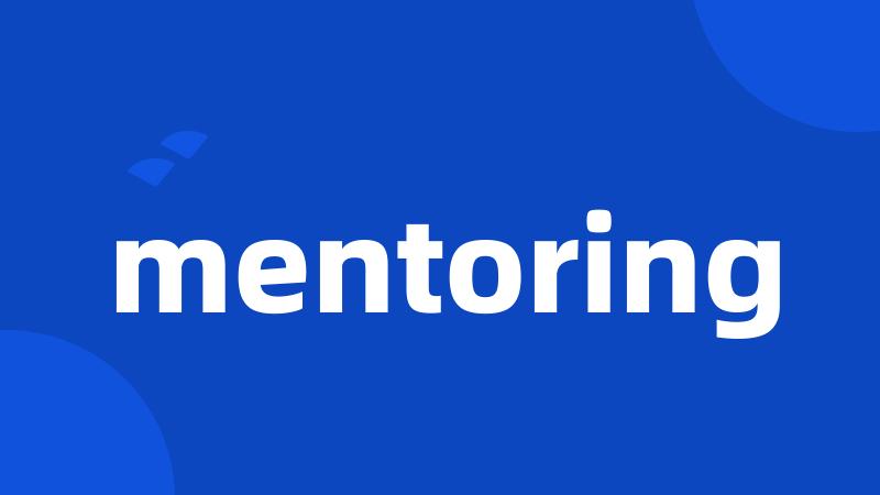 mentoring