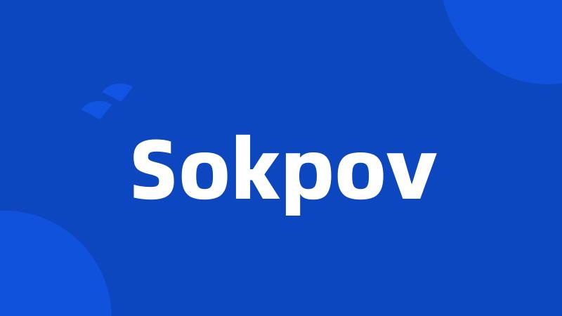 Sokpov