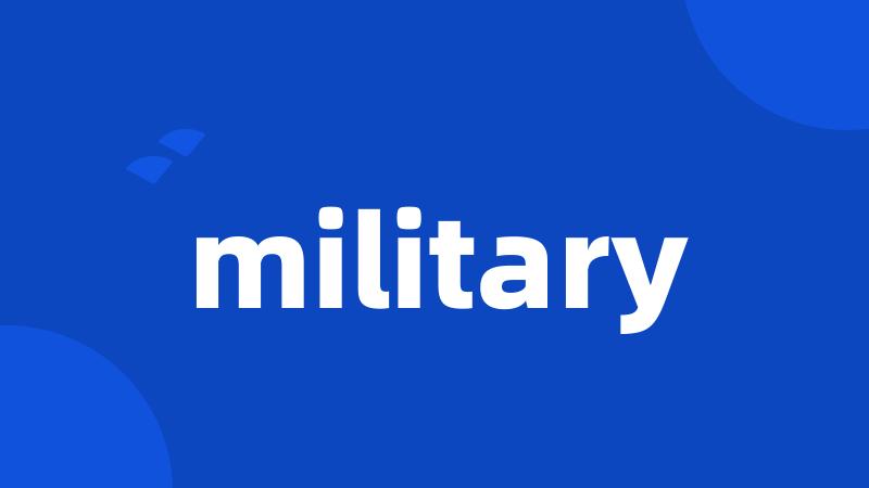 military