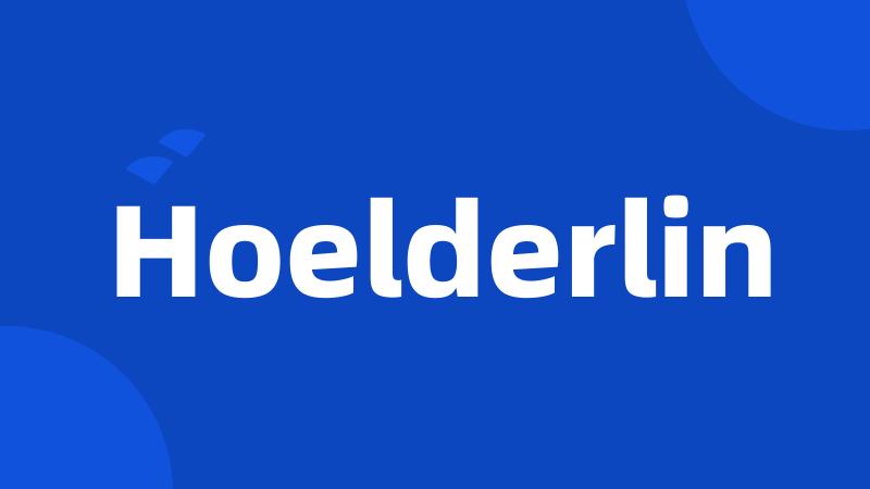 Hoelderlin