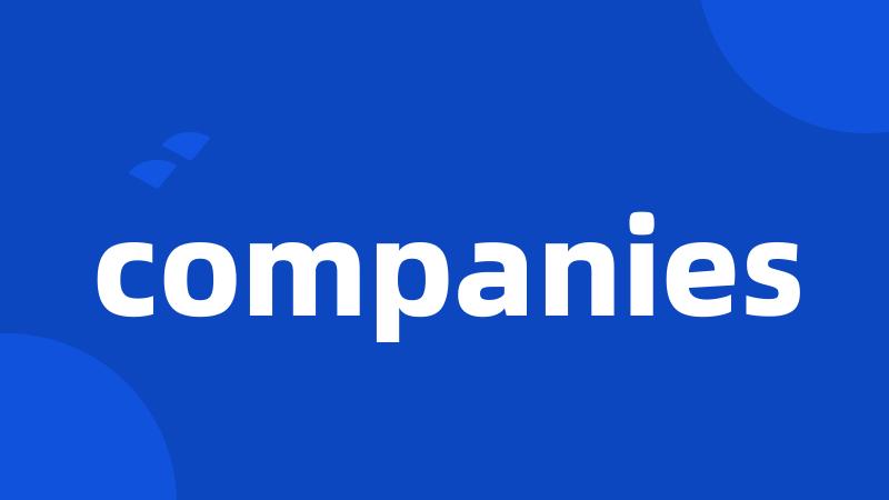 companies