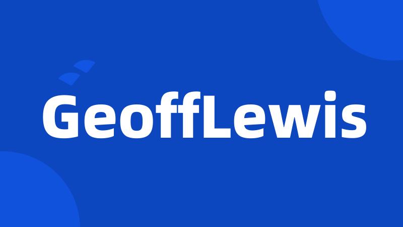 GeoffLewis