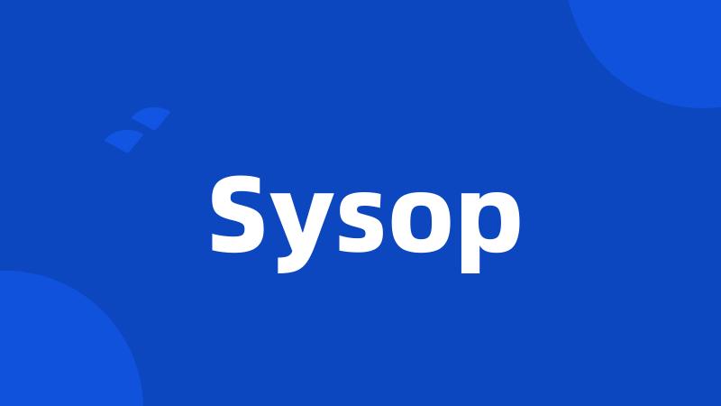 Sysop