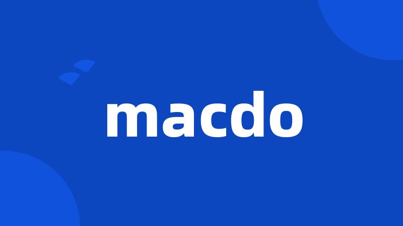 macdo