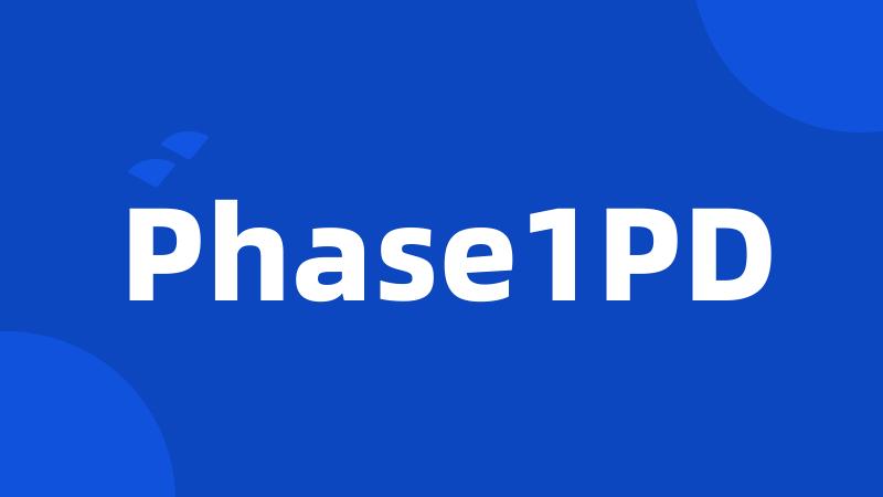 Phase1PD