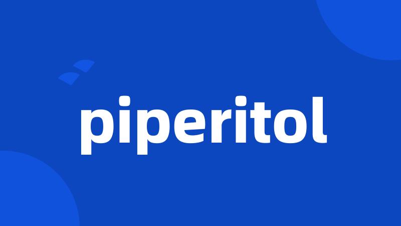 piperitol