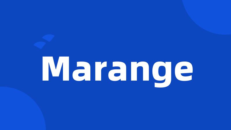 Marange