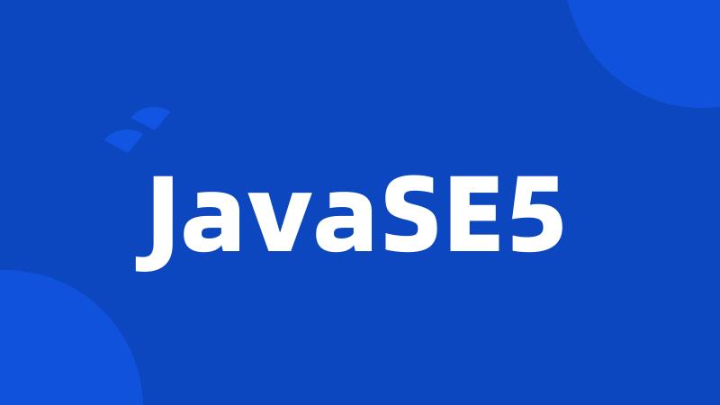 JavaSE5