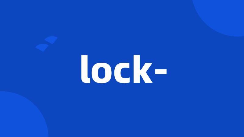 lock-