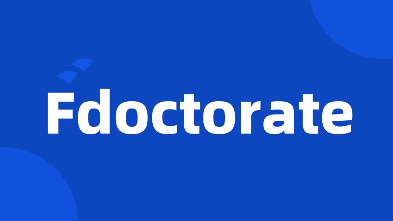 Fdoctorate