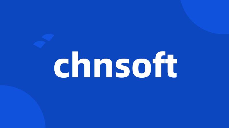 chnsoft