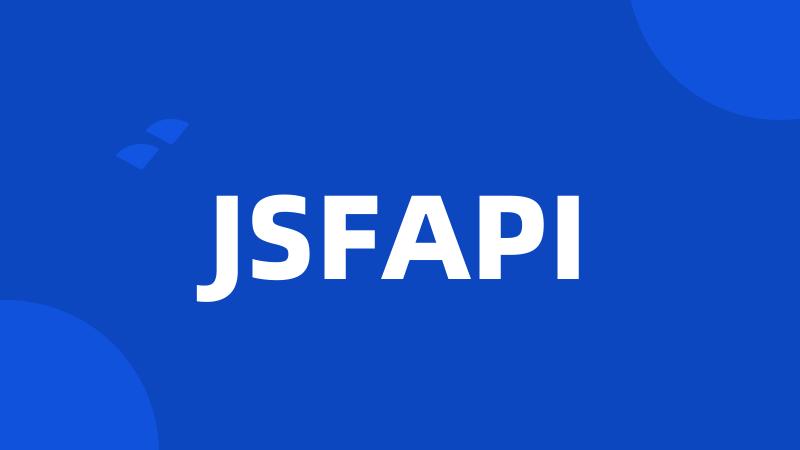 JSFAPI