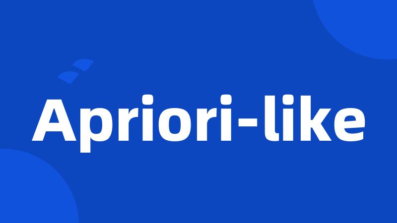 Apriori-like