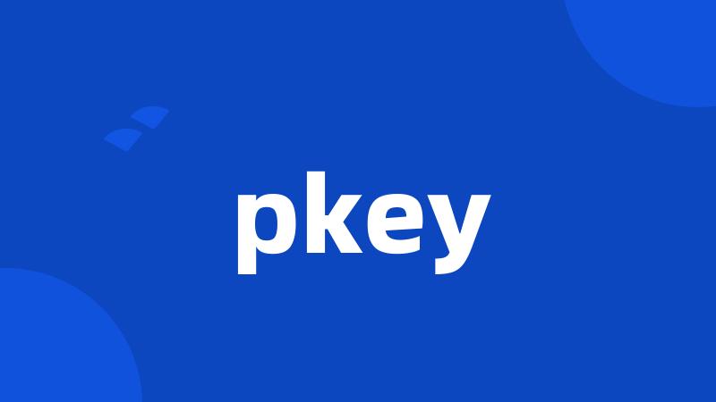 pkey