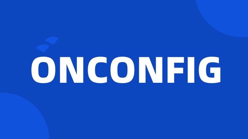 ONCONFIG