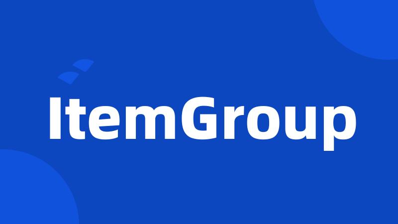 ItemGroup