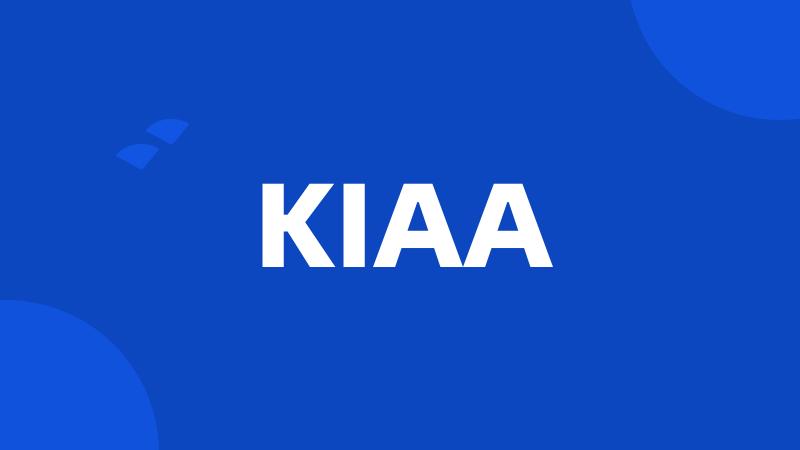 KIAA