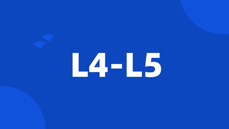 L4-L5